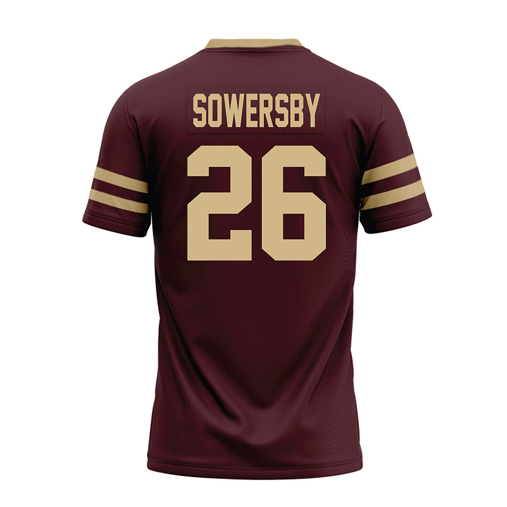 Texas State - NCAA Football : Bradley Sowersby - Premium Football Jersey-1