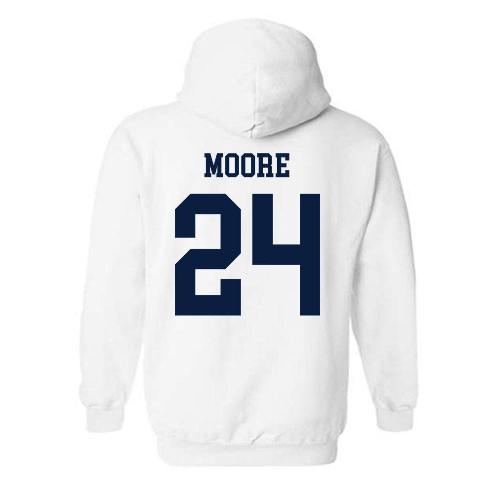 Oral Roberts - NCAA Men's Basketball : Josiah Moore - Classic Shersey Hooded Sweatshirt-1