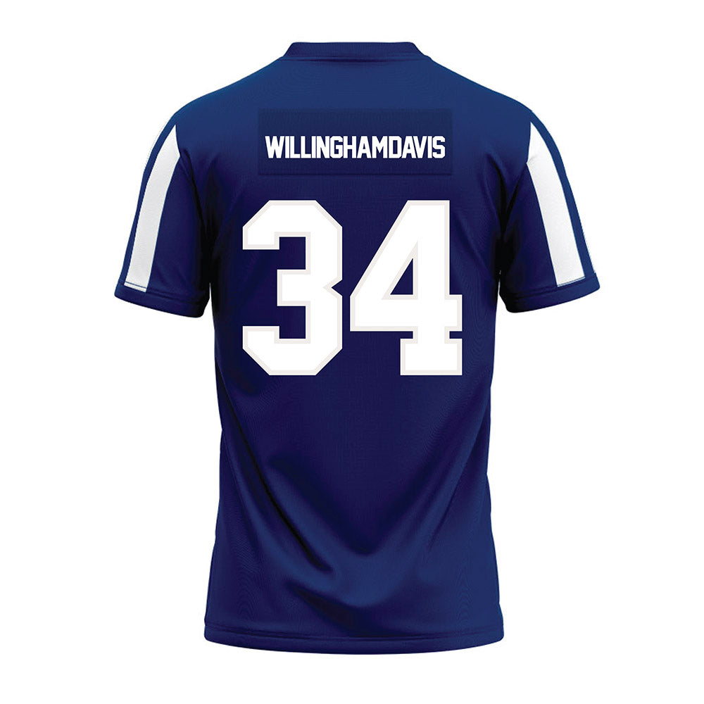 BU - NCAA Football : Zac Willingham-Davis - Premium Football Jersey-1
