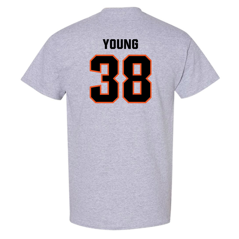 Oklahoma State - NCAA Football : Carlveon Young - Classic Shersey T-Shirt-1