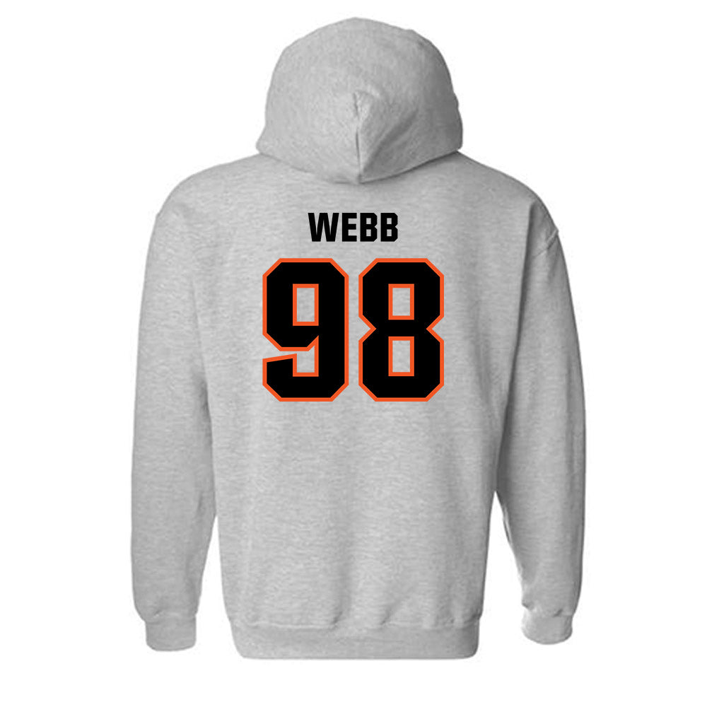 Oklahoma State - NCAA Football : Luke Webb - Classic Shersey Hooded Sweatshirt-1