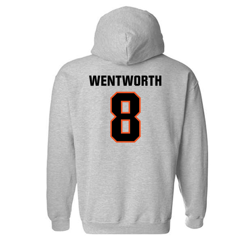 Oklahoma State - NCAA Baseball : TP Wentworth - Classic Shersey Hooded Sweatshirt-1