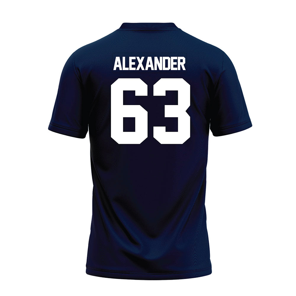 Georgia Southern - NCAA Football : Colin Alexander - Navy Premium Football Jersey-1