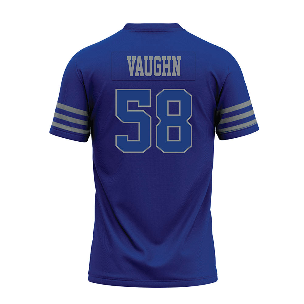 Memphis - NCAA Football : Bryce Vaughn - Blue Premium Football Jersey-1