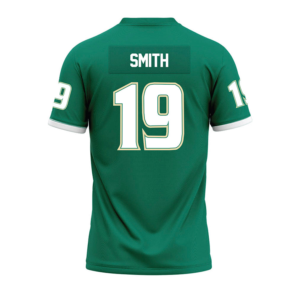 USF - NCAA Football : JeyQuan Smith - Green Premium Football Jersey