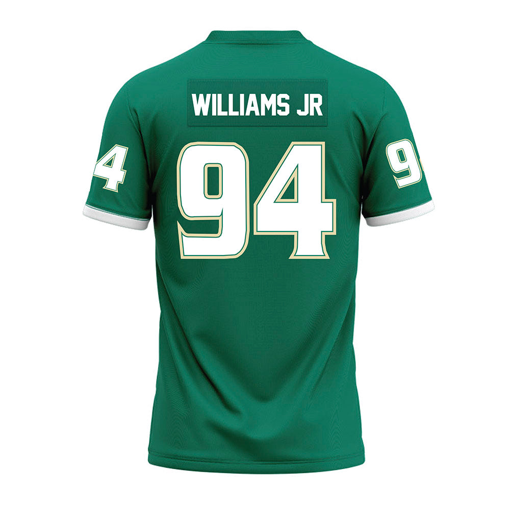 USF - NCAA Football : Brooks Williams Jr - Green Premium Football Jersey-1
