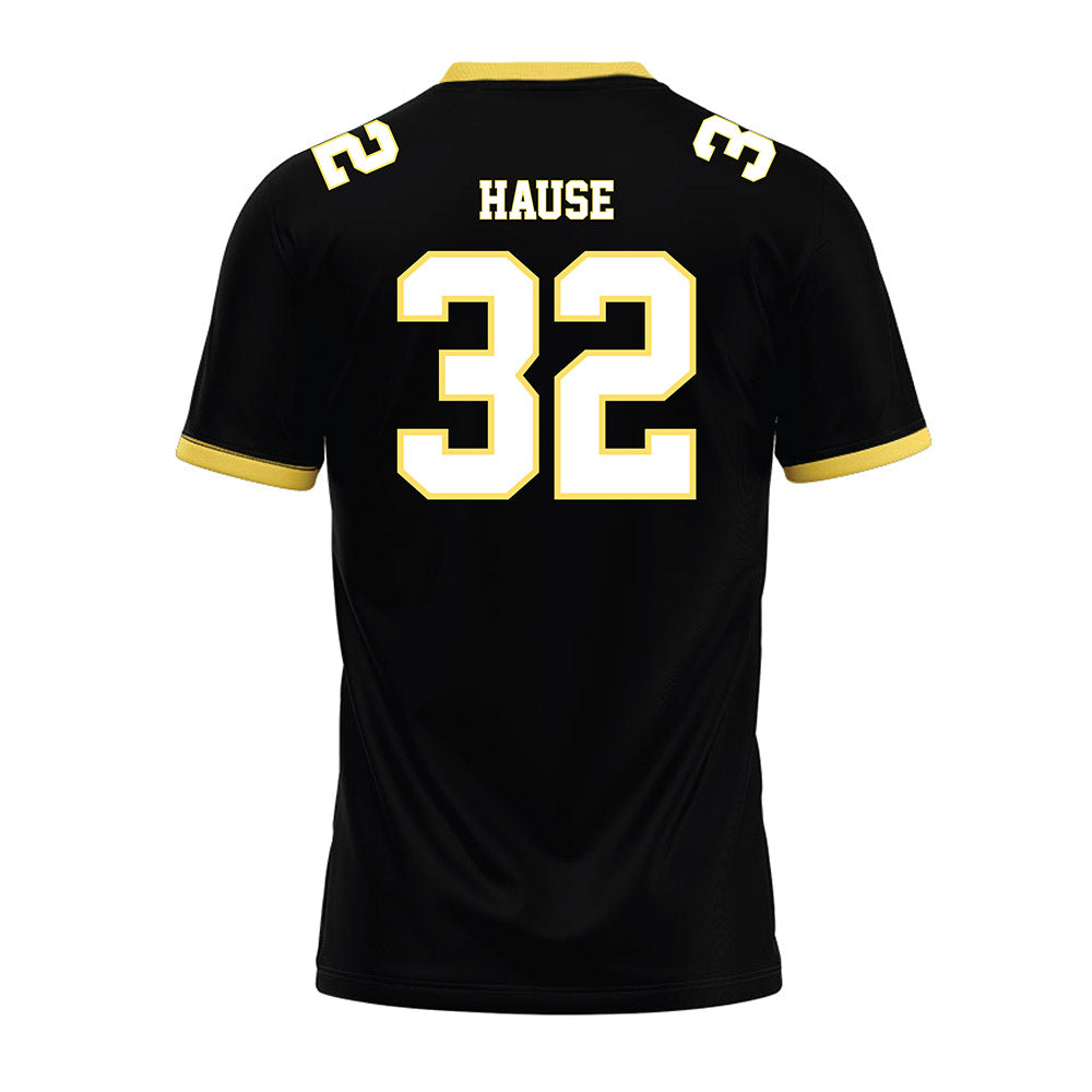 PLU - NCAA Football : Michael Hause - Black Premium Football Jersey