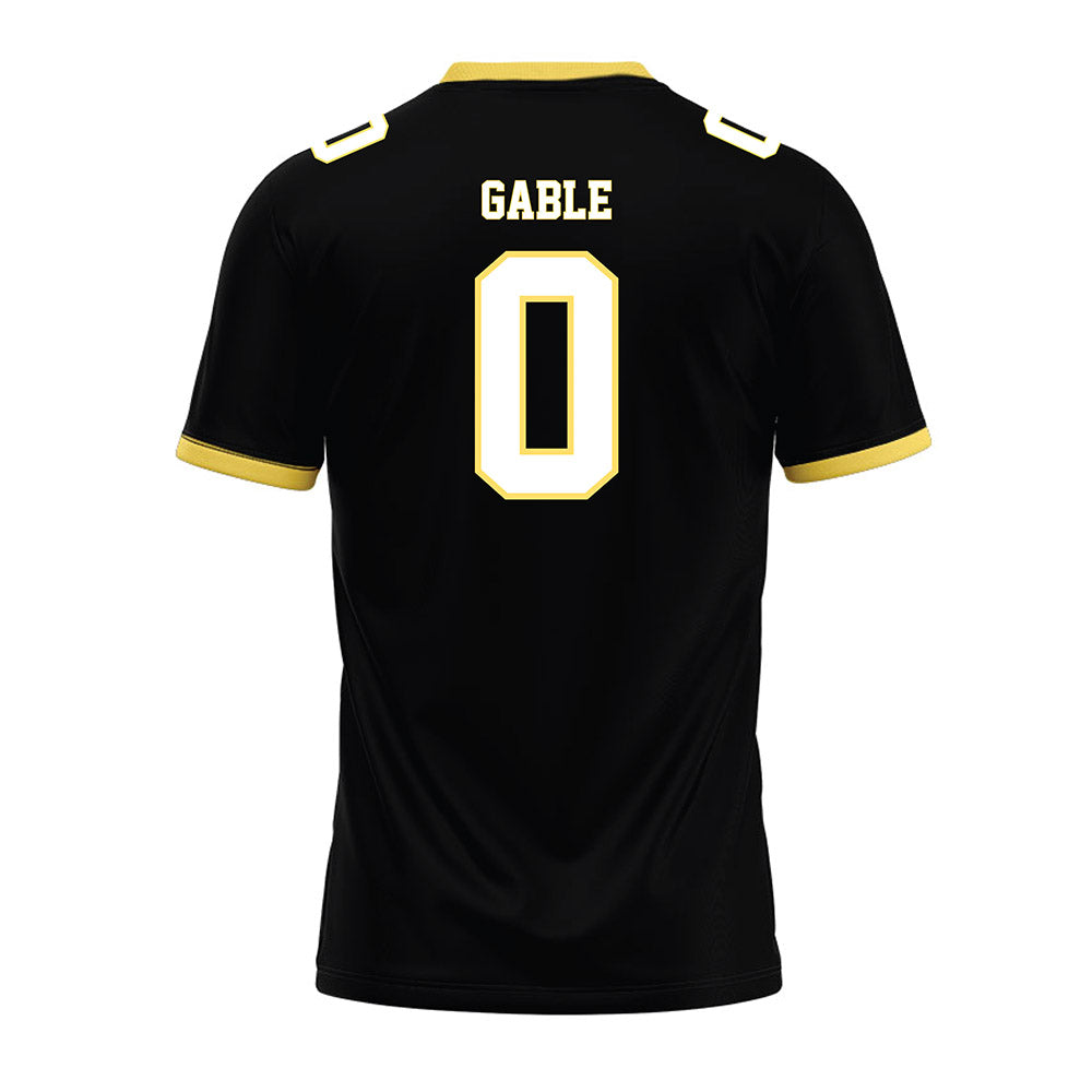 PLU - NCAA Football : Zachary Gable - Black Premium Football Jersey
