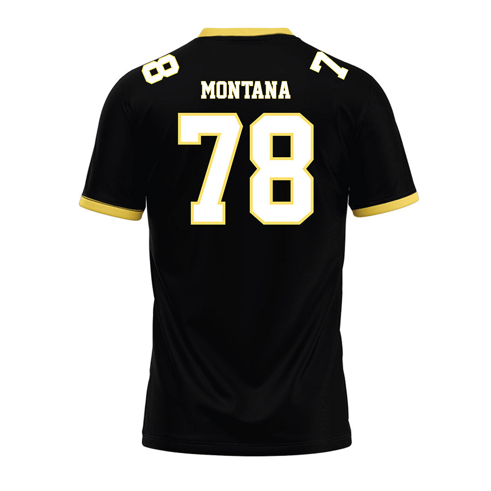 PLU - NCAA Football : Griffin Montana - Black Premium Football Jersey