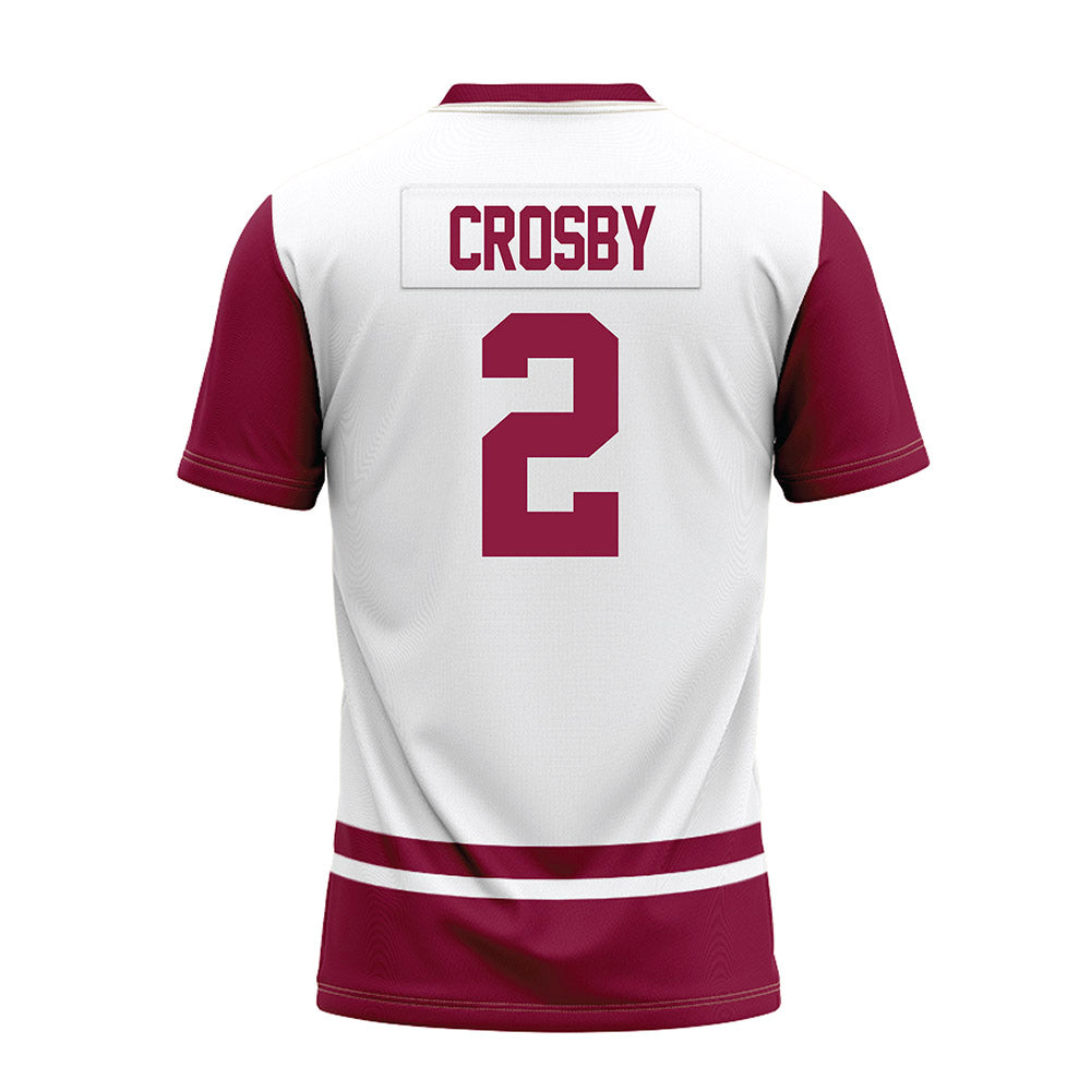 NMSU - NCAA Football : Damarcus Crosby - White Premium Football Jersey-1