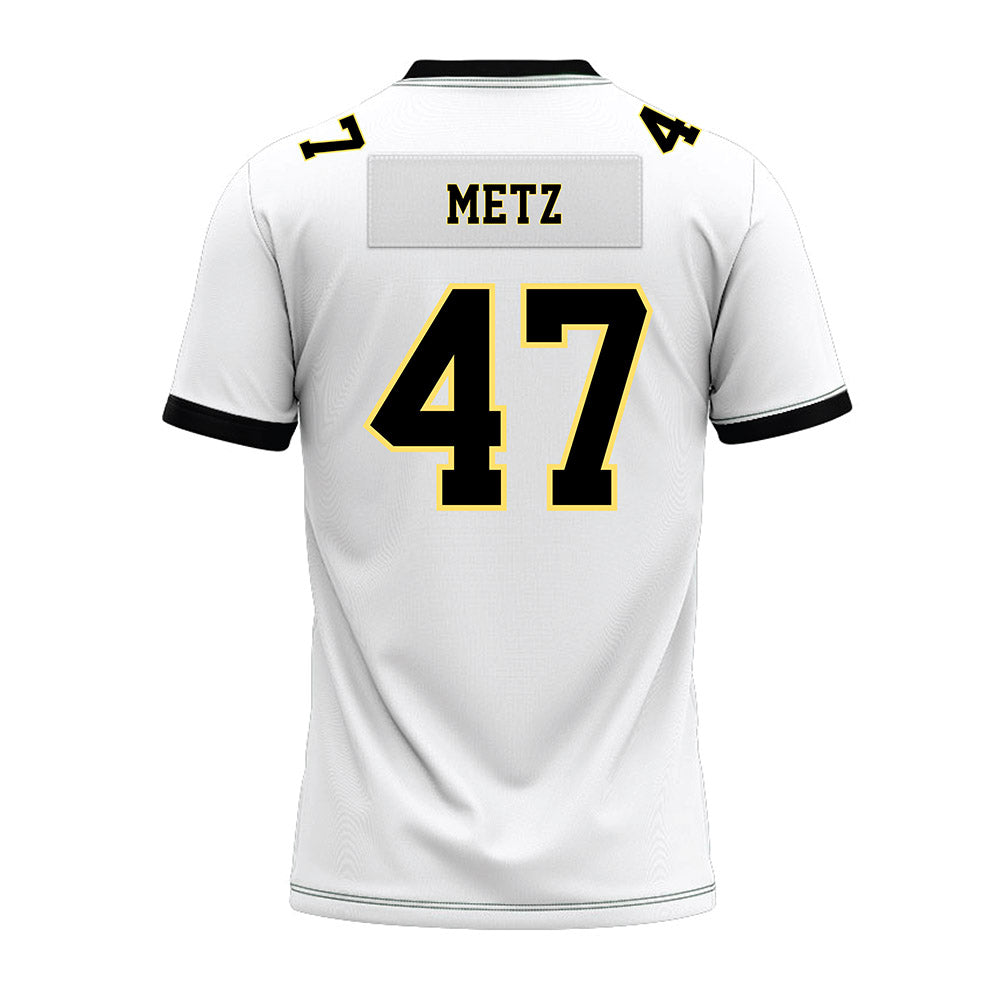 PLU - NCAA Football : Ayden Metz - White Premium Football Jersey-1