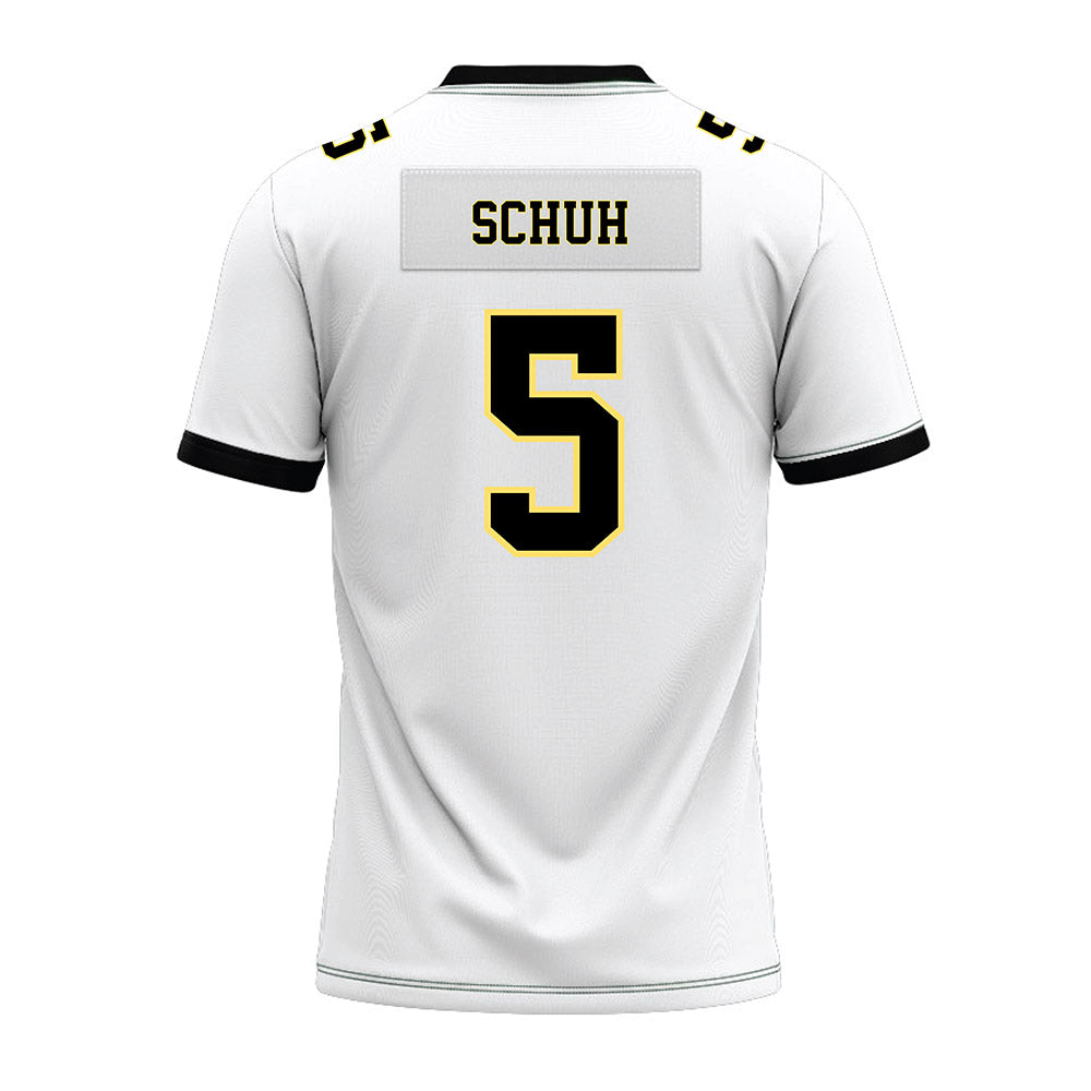 PLU - NCAA Football : Jacob Schuh - White Premium Football Jersey