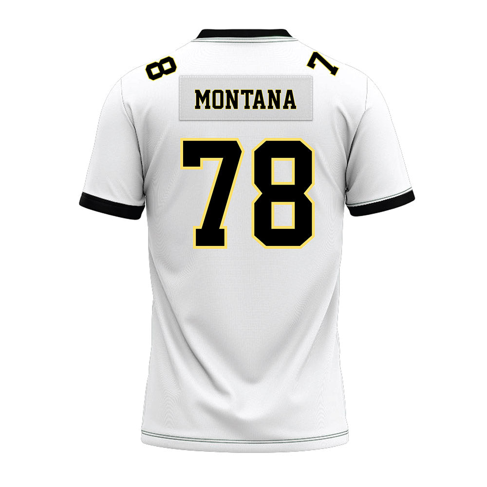 PLU - NCAA Football : Griffin Montana - White Premium Football Jersey