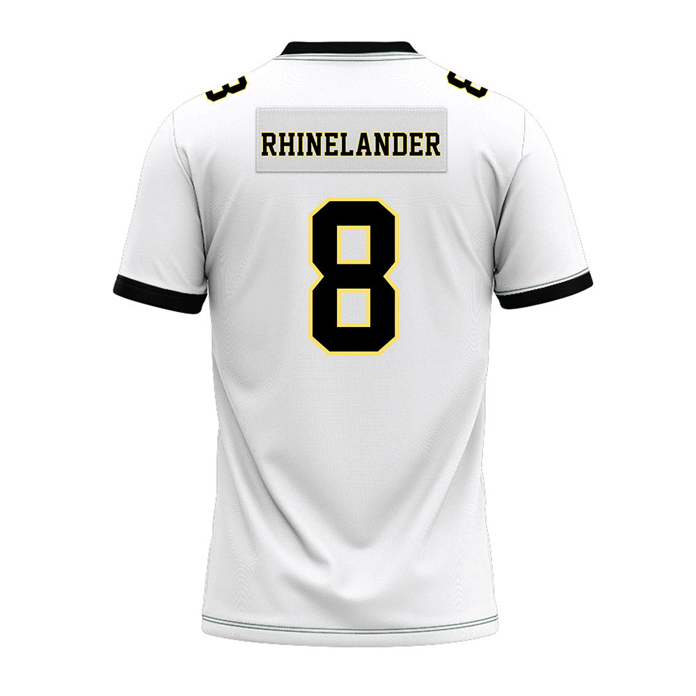 PLU - NCAA Football : Colby Rhinelander - White Premium Football Jersey
