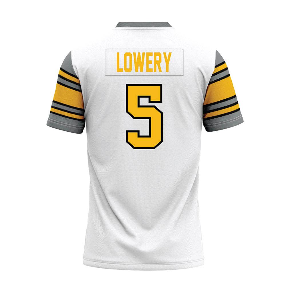 Idaho - NCAA Football : Tsiyown Lowery - White Premium Football Jersey-1