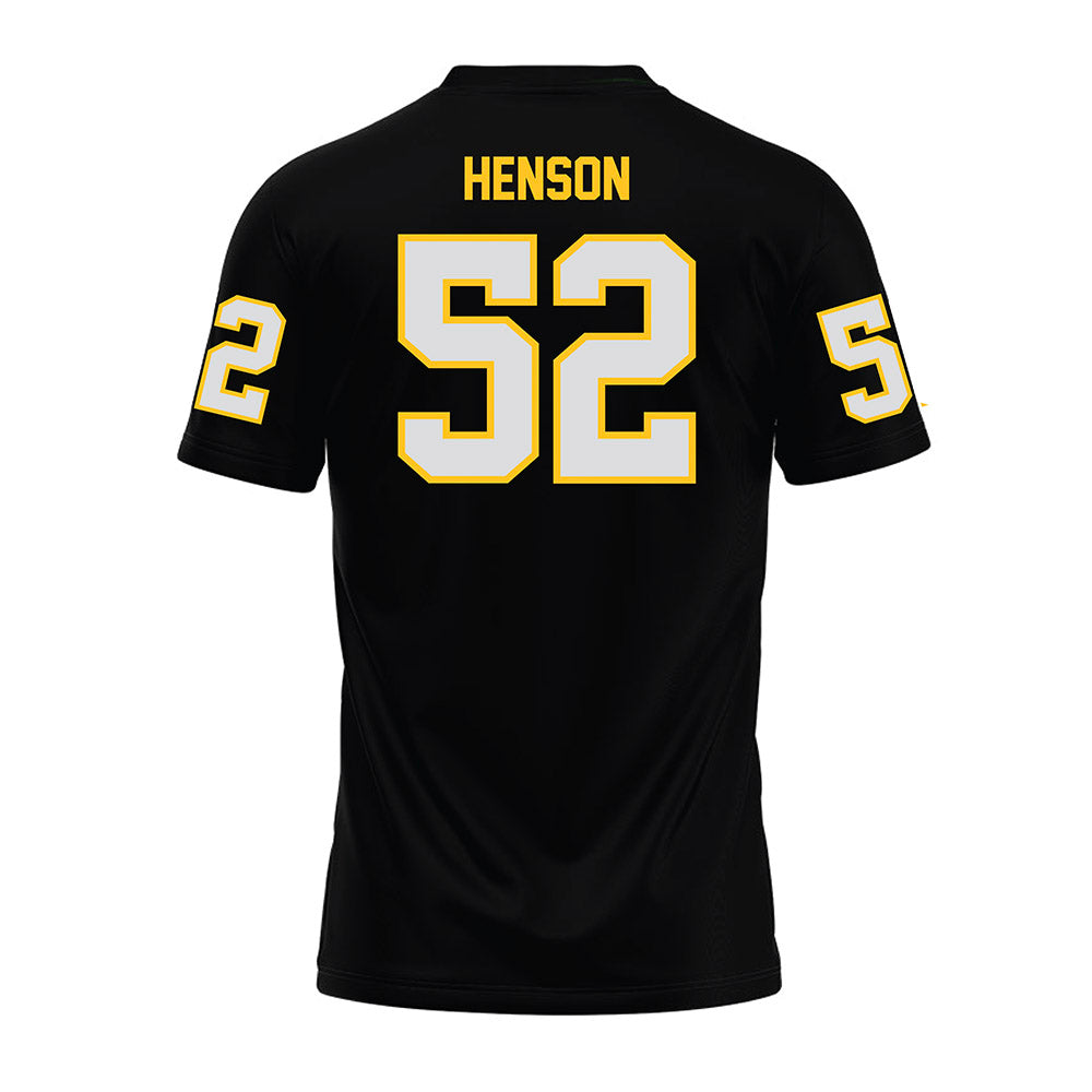 Idaho - NCAA Football : Kiegan Henson - Black Premium Football Jersey