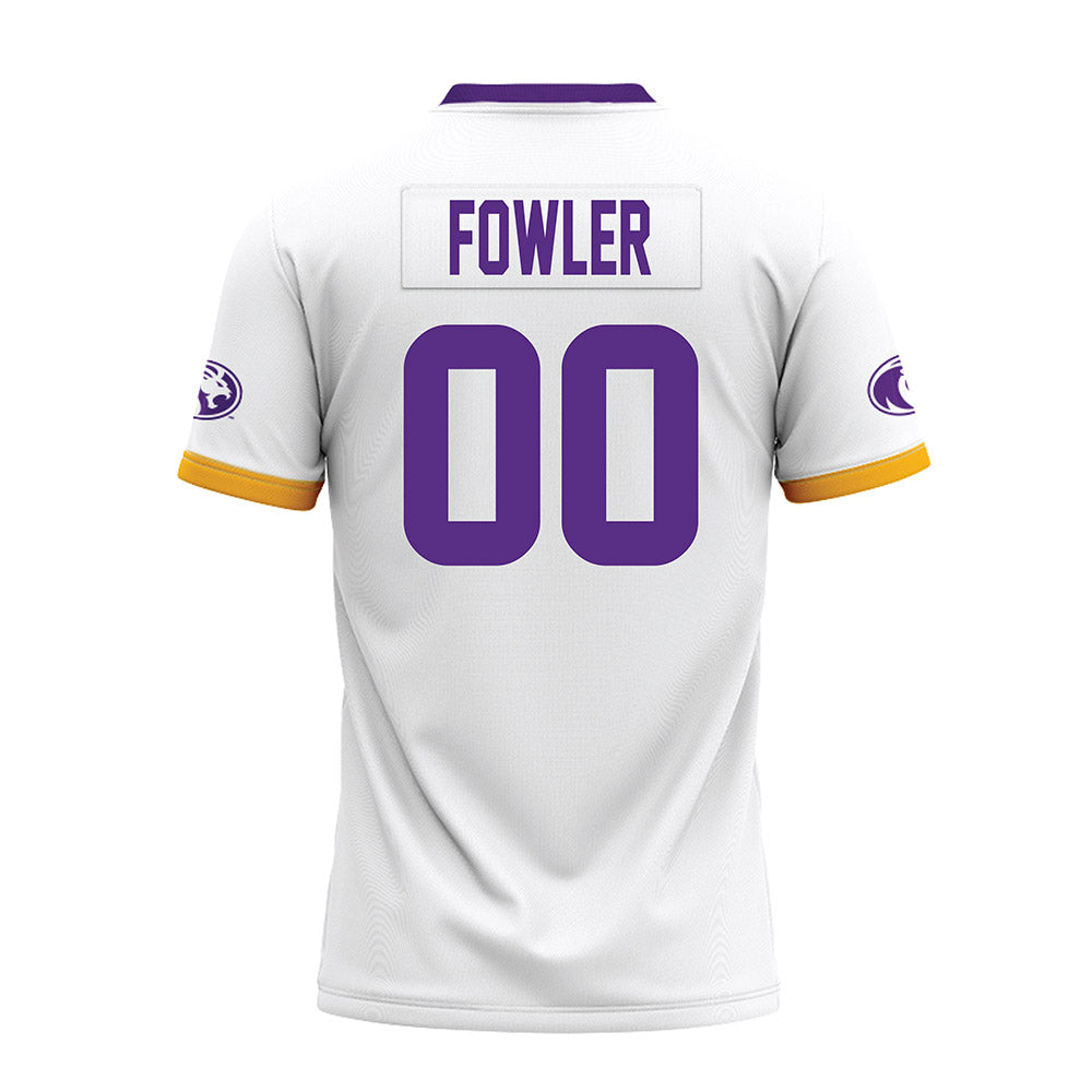 North Alabama - NCAA Football : Drake Fowler - White Premium Football Jersey-1