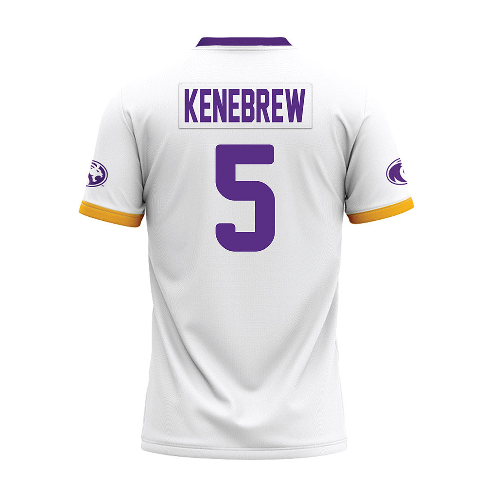 North Alabama - NCAA Football : Takairee Kenebrew - White Premium Football Jersey