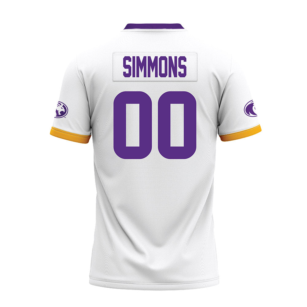 North Alabama - NCAA Football : Dawson Simmons - White Premium Football Jersey-1
