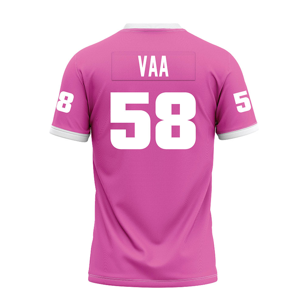 UTC - NCAA Football : Christian Vaa - Pink Premium Football Jersey-1