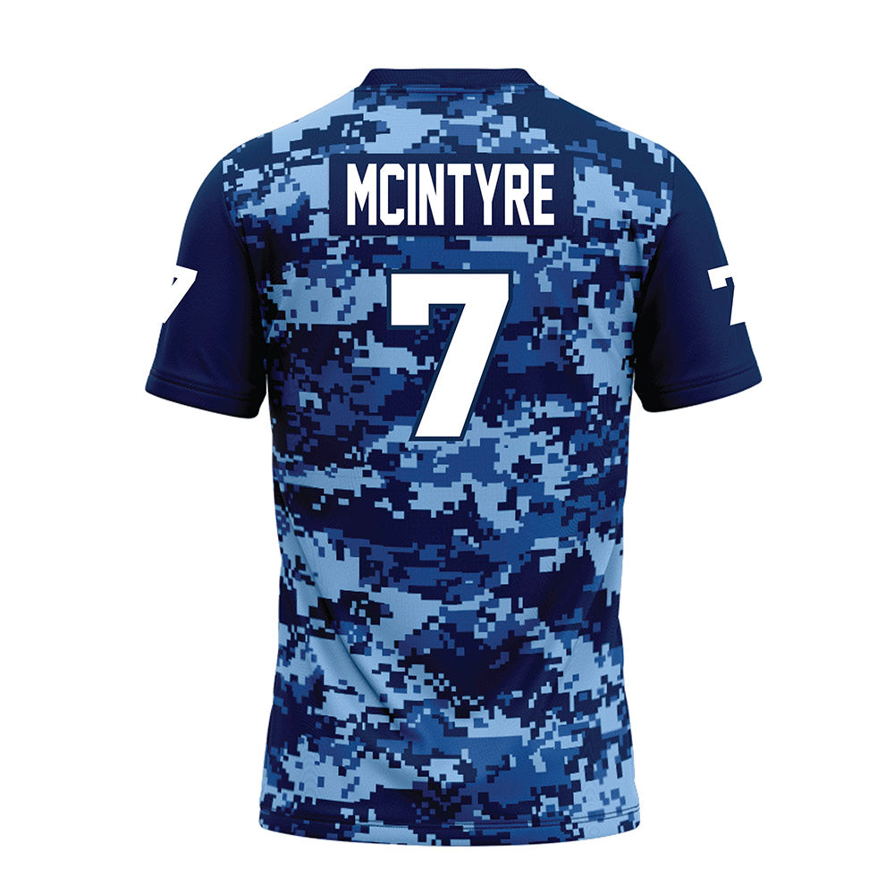 UTC - NCAA Football : John McIntyre - Navy Premium Football Jersey-1