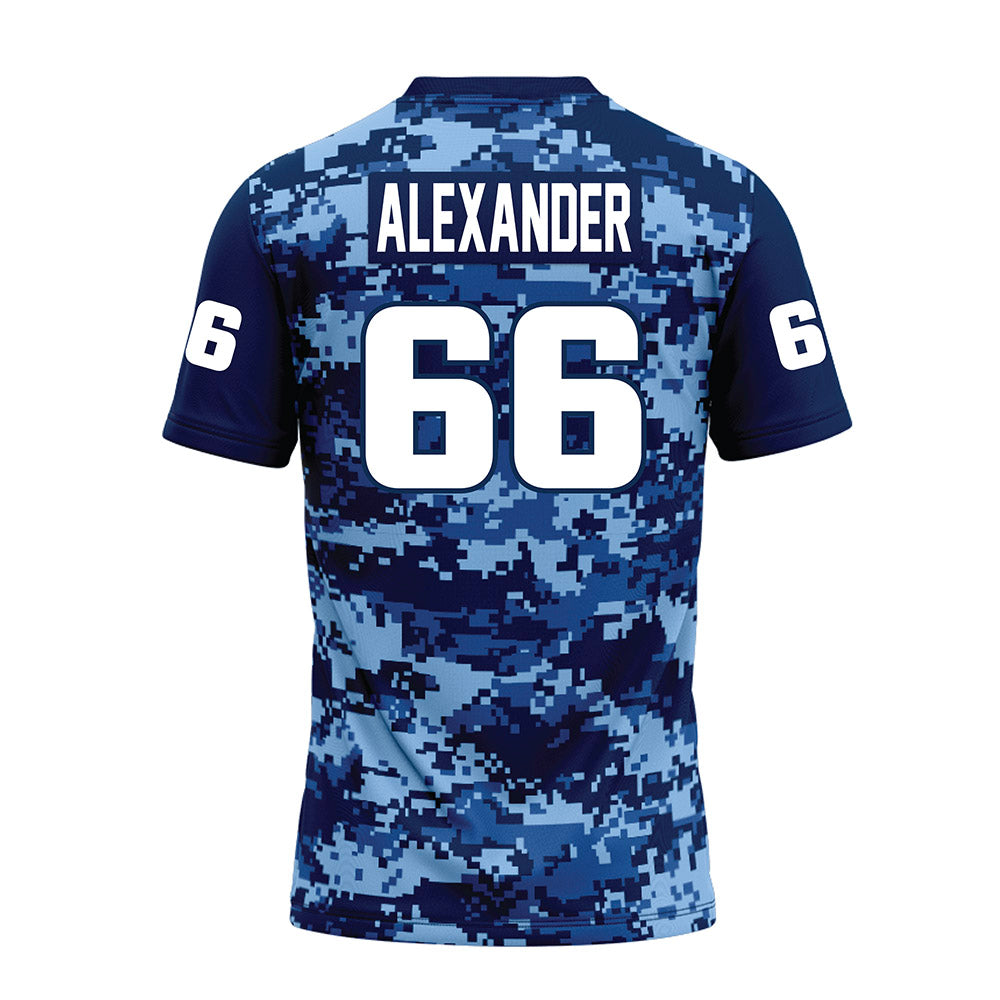 UTC - NCAA Football : Watts Alexander - Navy Premium Football Jersey