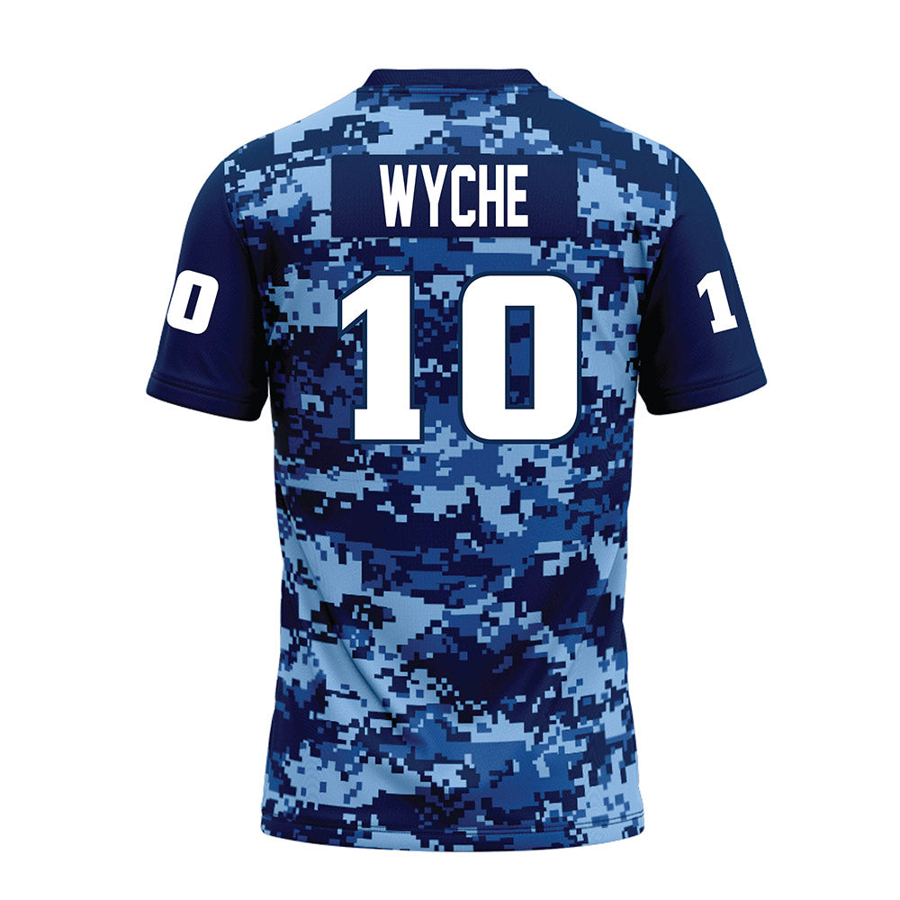 UTC - NCAA Football : Journey Wyche - Navy Premium Football Jersey