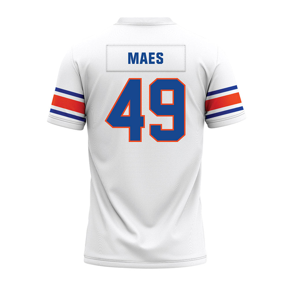 Boise State - NCAA Football : AJ Maes - White Premium Football Jersey