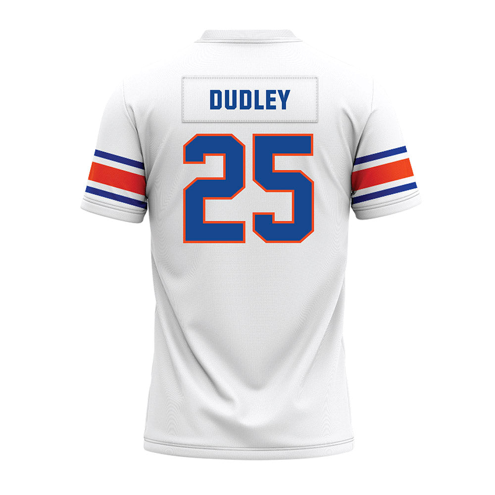 Boise State - NCAA Football : Kaden Dudley - White Premium Football Jersey