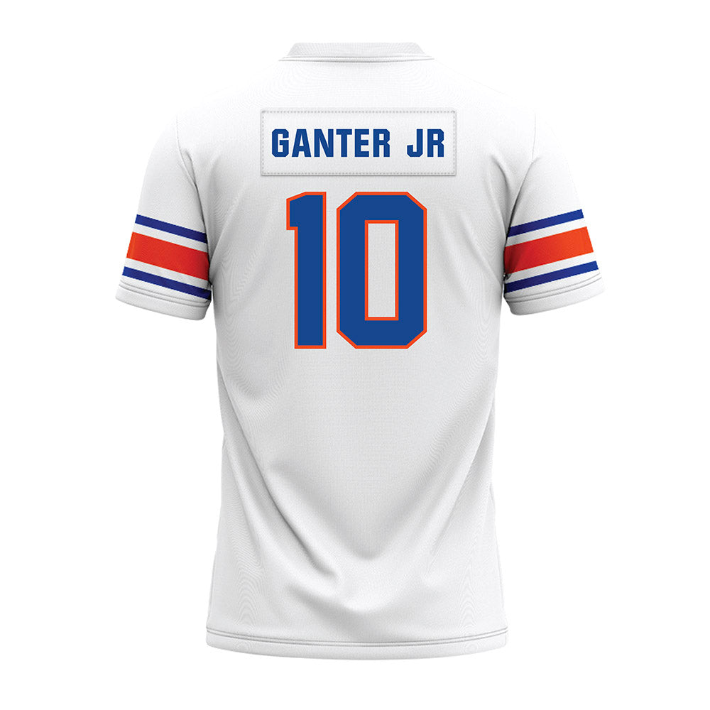 Boise State - NCAA Football : Derek Ganter Jr - White Premium Football Jersey-1