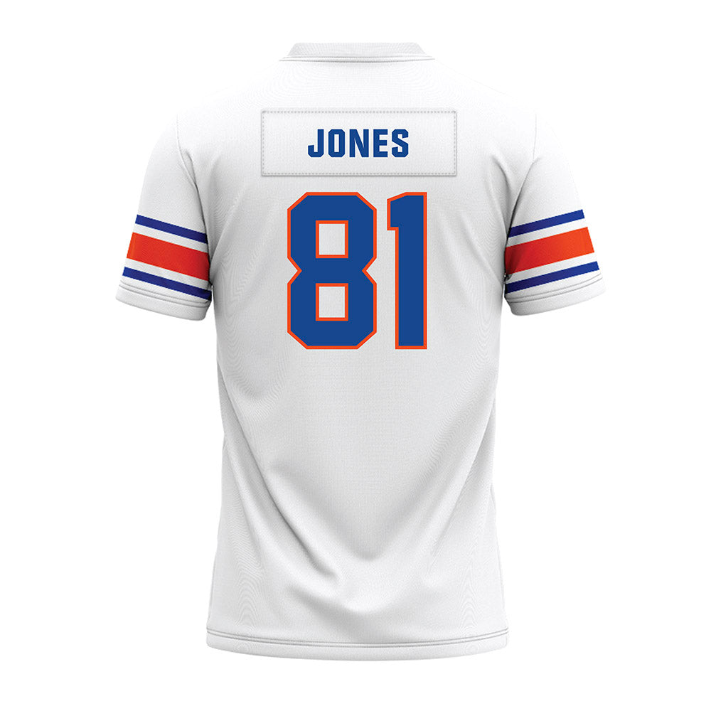 Boise State - NCAA Football : Kamryn Jones - White Premium Football Jersey-1