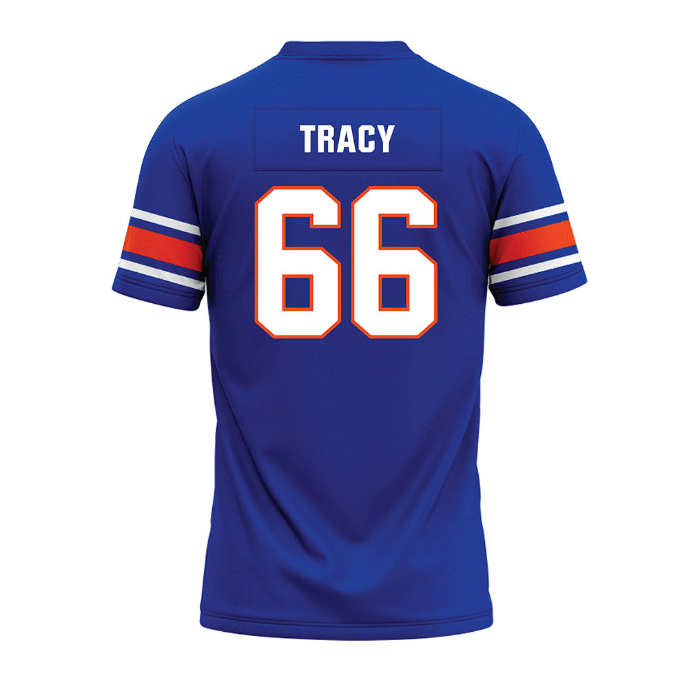 Boise State - NCAA Football : Jacob Tracy - Blue Premium Football Jersey-1