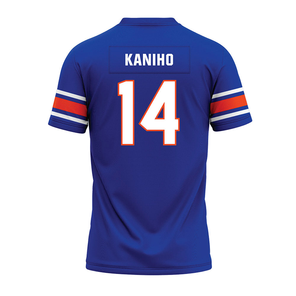 Boise State - NCAA Football : Kaonohi Kaniho - Blue Premium Football Jersey