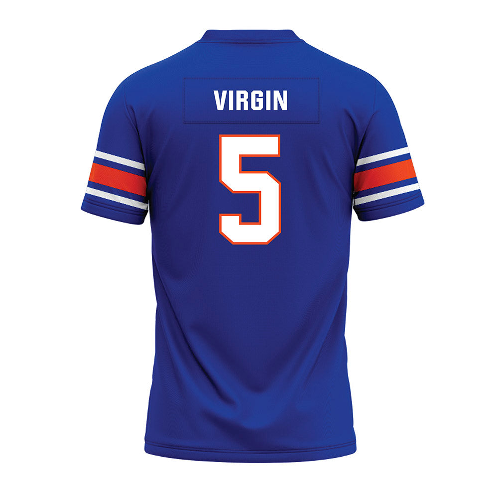 Boise State - NCAA Football : Jayden Virgin - Blue Premium Football Jersey