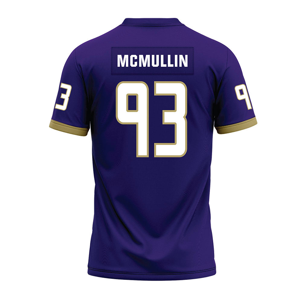 JMU - NCAA Football : Mychal McMullin - Purple Premium Football Jersey-1