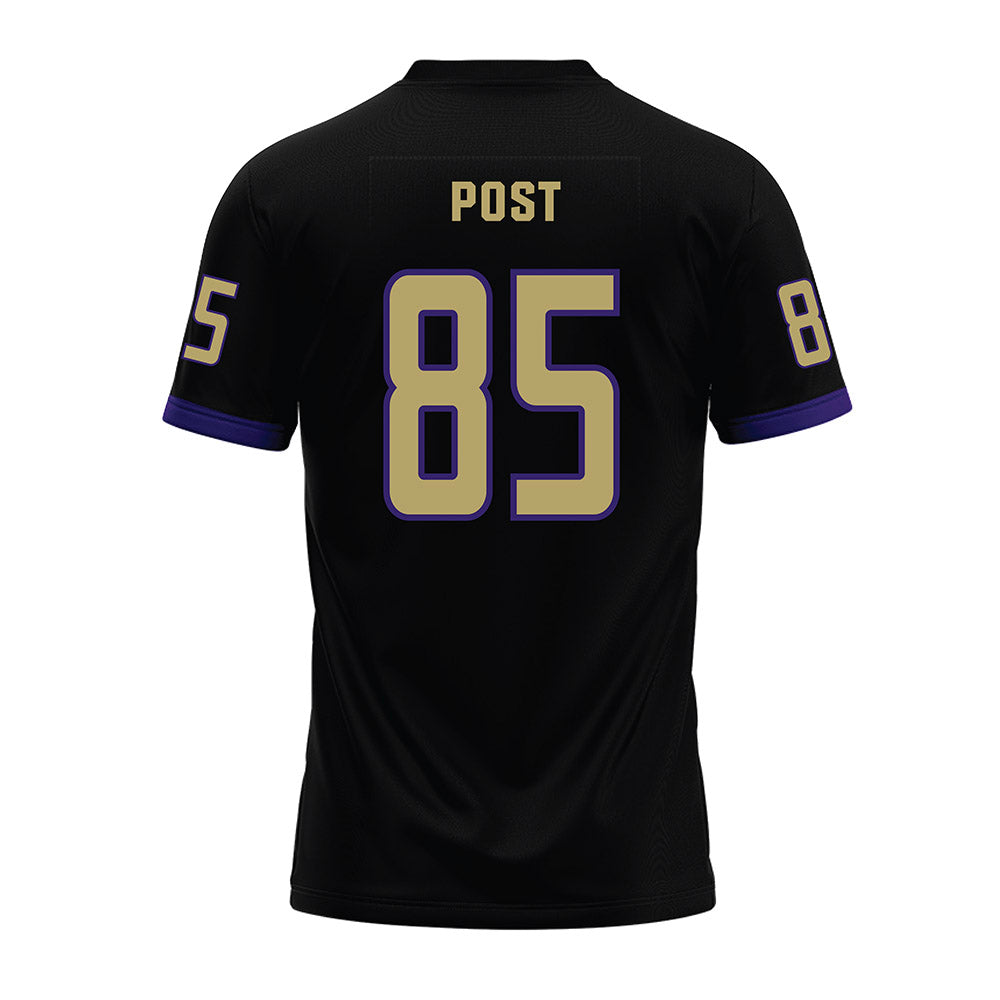 JMU - NCAA Football : Ryder Post - Black Premium Football Jersey-1