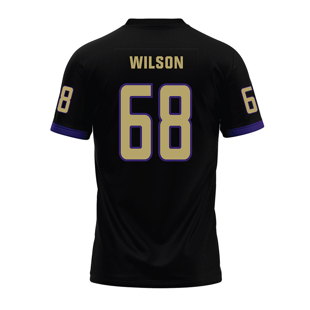 JMU - NCAA Football : Trent Wilson - Black Premium Football Jersey-1