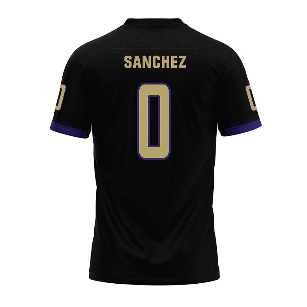 JMU - NCAA Football : Jaylan Sanchez - Black Premium Football Jersey-1