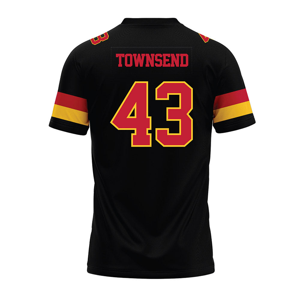 Ferris State - NCAA Football : Razah Townsend - Black Premium Football Jersey-1