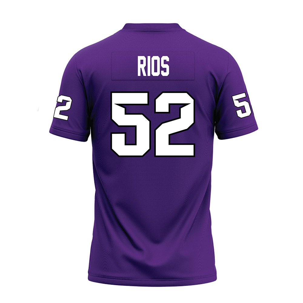 Tarleton State - NCAA Football : Robert Rios - Purple Premium Football Jersey