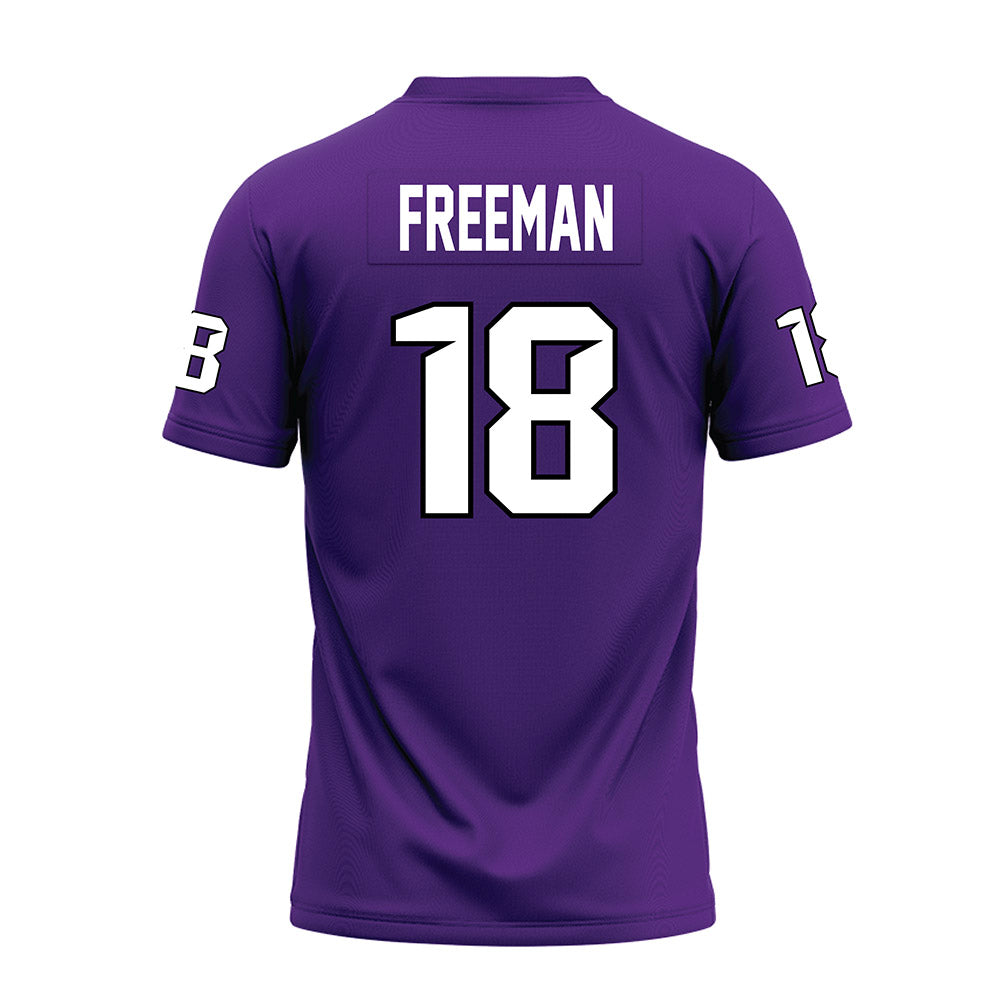 Tarleton State - NCAA Football : Matt Freeman - Purple Premium Football Jersey-1
