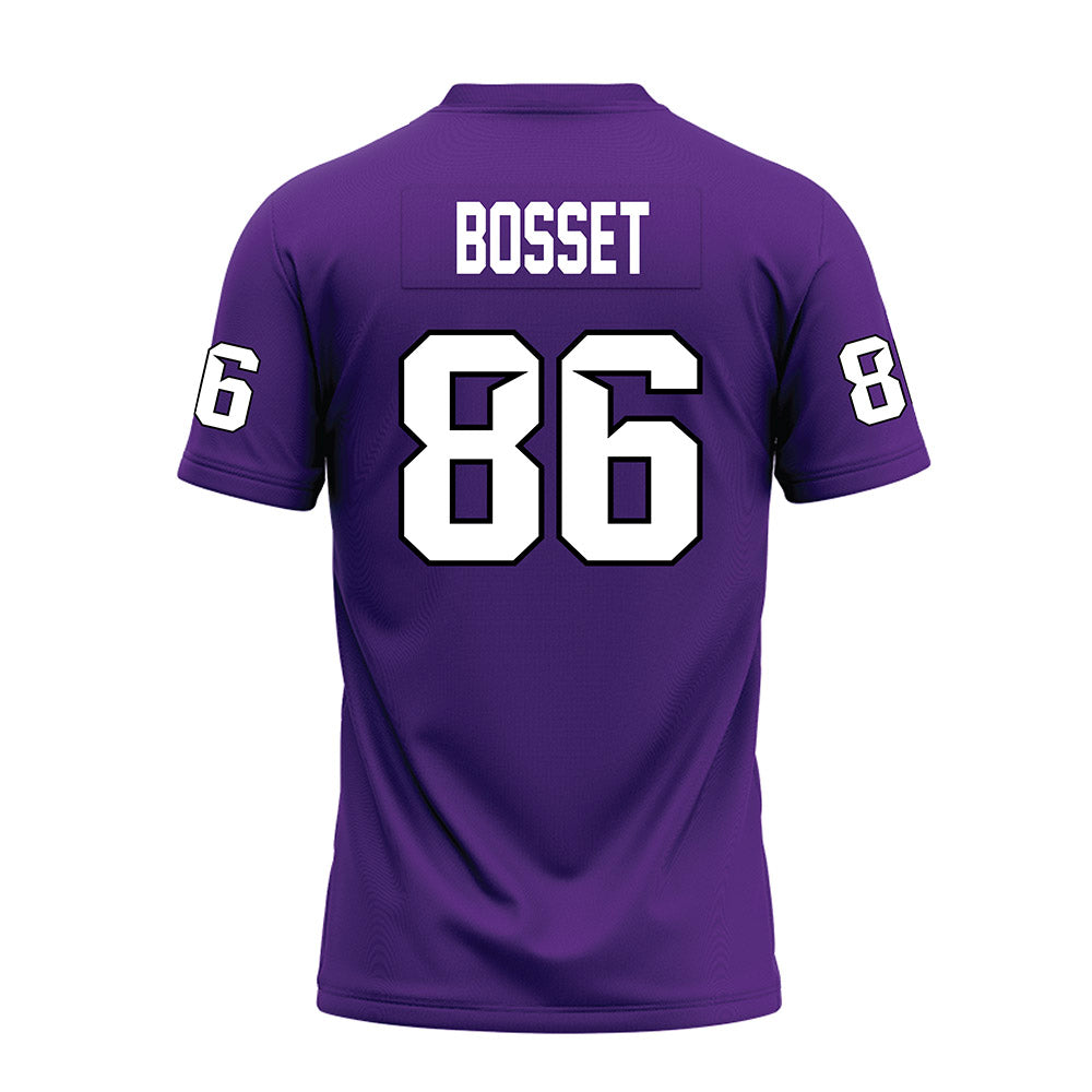 Tarleton State - NCAA Football : Matthew Bosset - Purple Premium Football Jersey-1