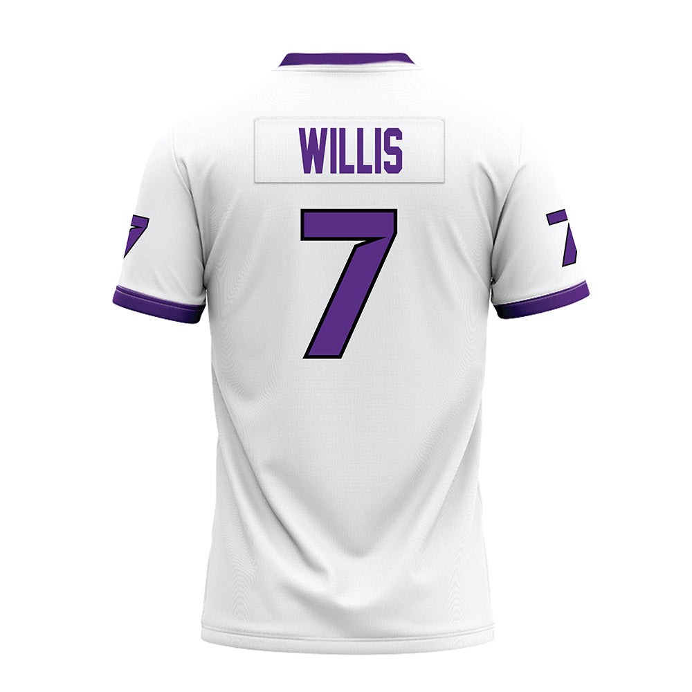 Tarleton State - NCAA Football : Marquis Willis - White Premium Football Jersey-1