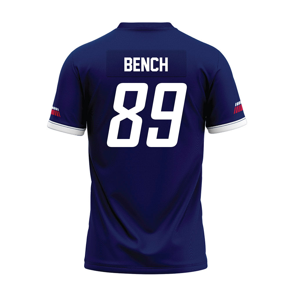South Alabama - NCAA Football : Andrew Bench - Blue Premium Football Jersey-1