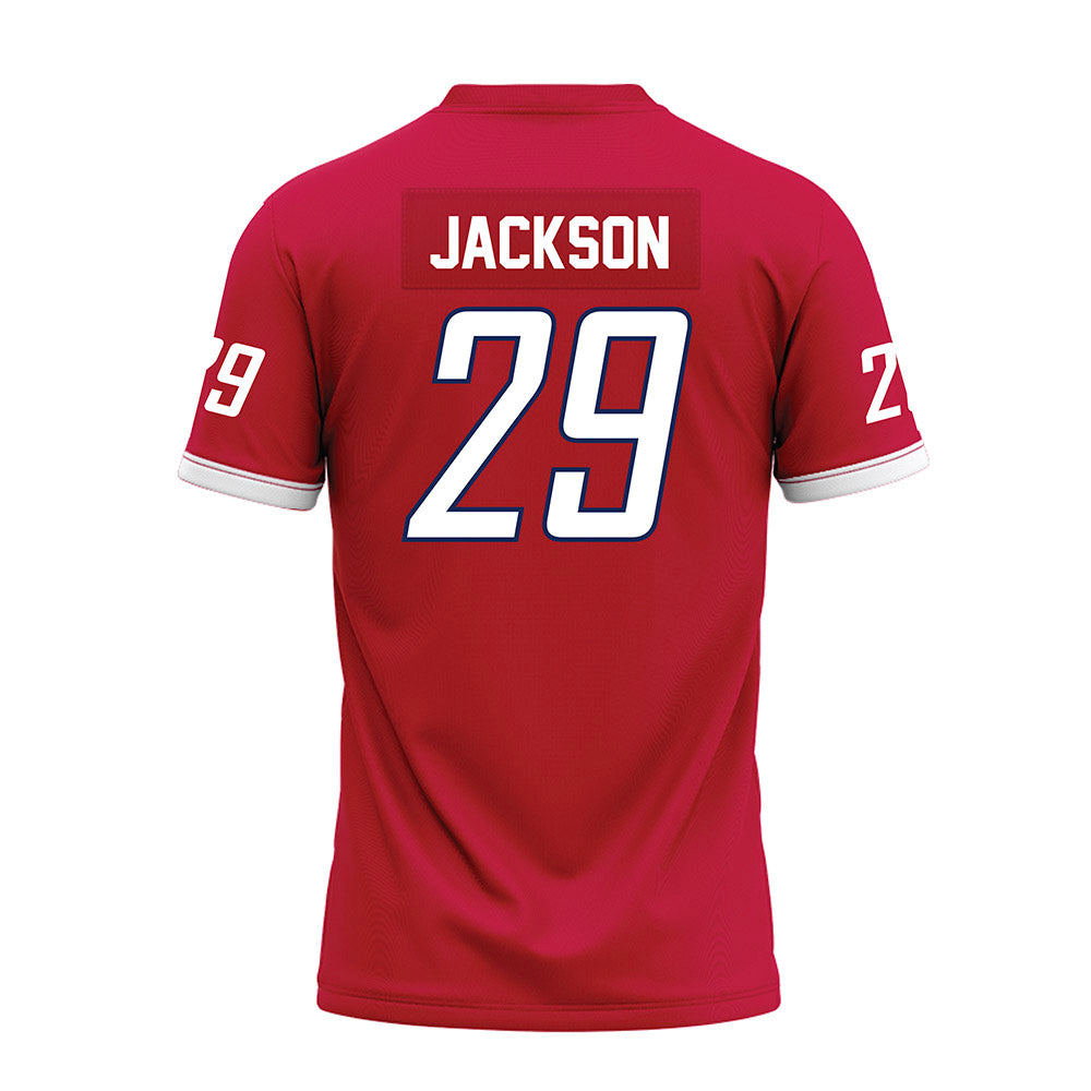 South Alabama - NCAA Football : Kaleb Jackson - Red Premium Football Jersey-1