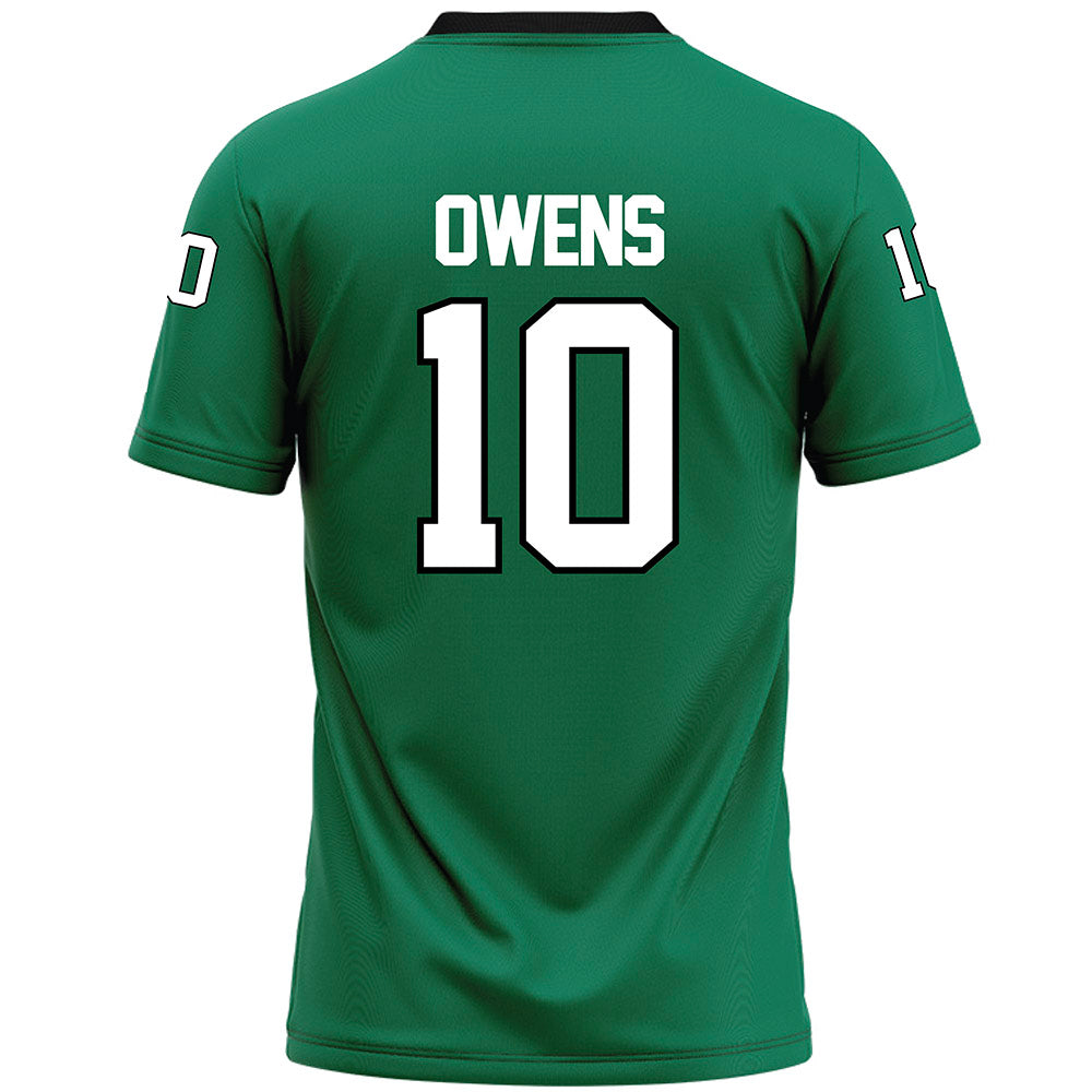 Northeastern State - NCAA Football : Marvelous Owens - Green Premium Football Jersey-1