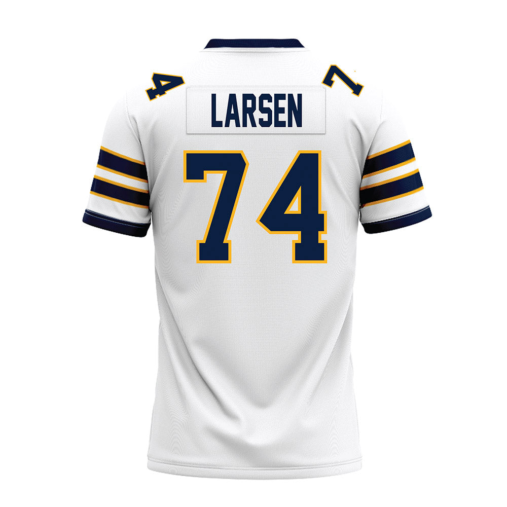 AU - NCAA Football : Josh Larsen - White Premium Football Jersey-1