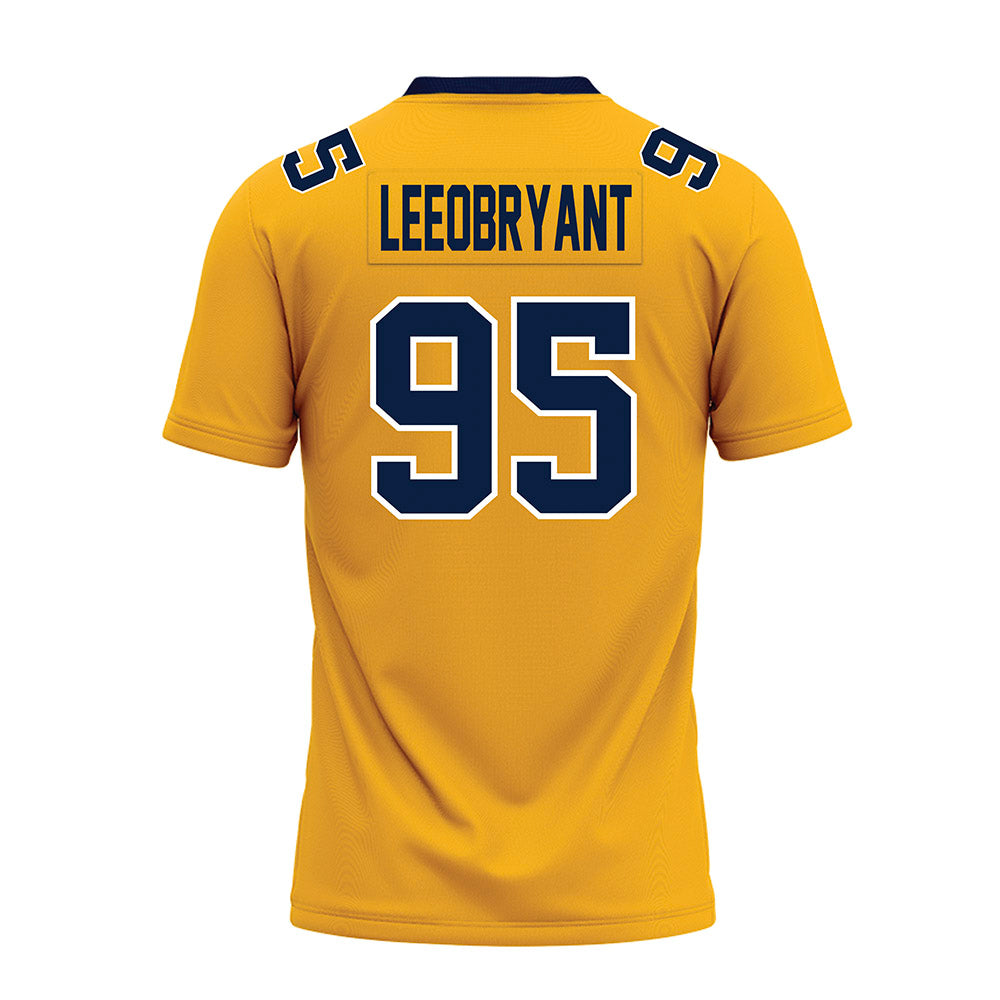 AU - NCAA Football : Joshua Leeobryant - Gold Premium Football Jersey-1