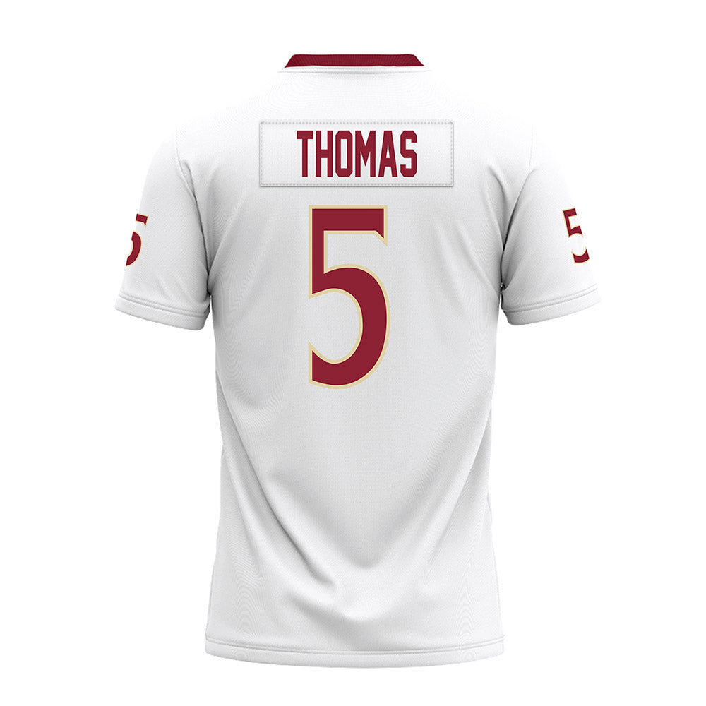 Elon - NCAA Football : T.J. Thomas - Premium Football Jersey-1