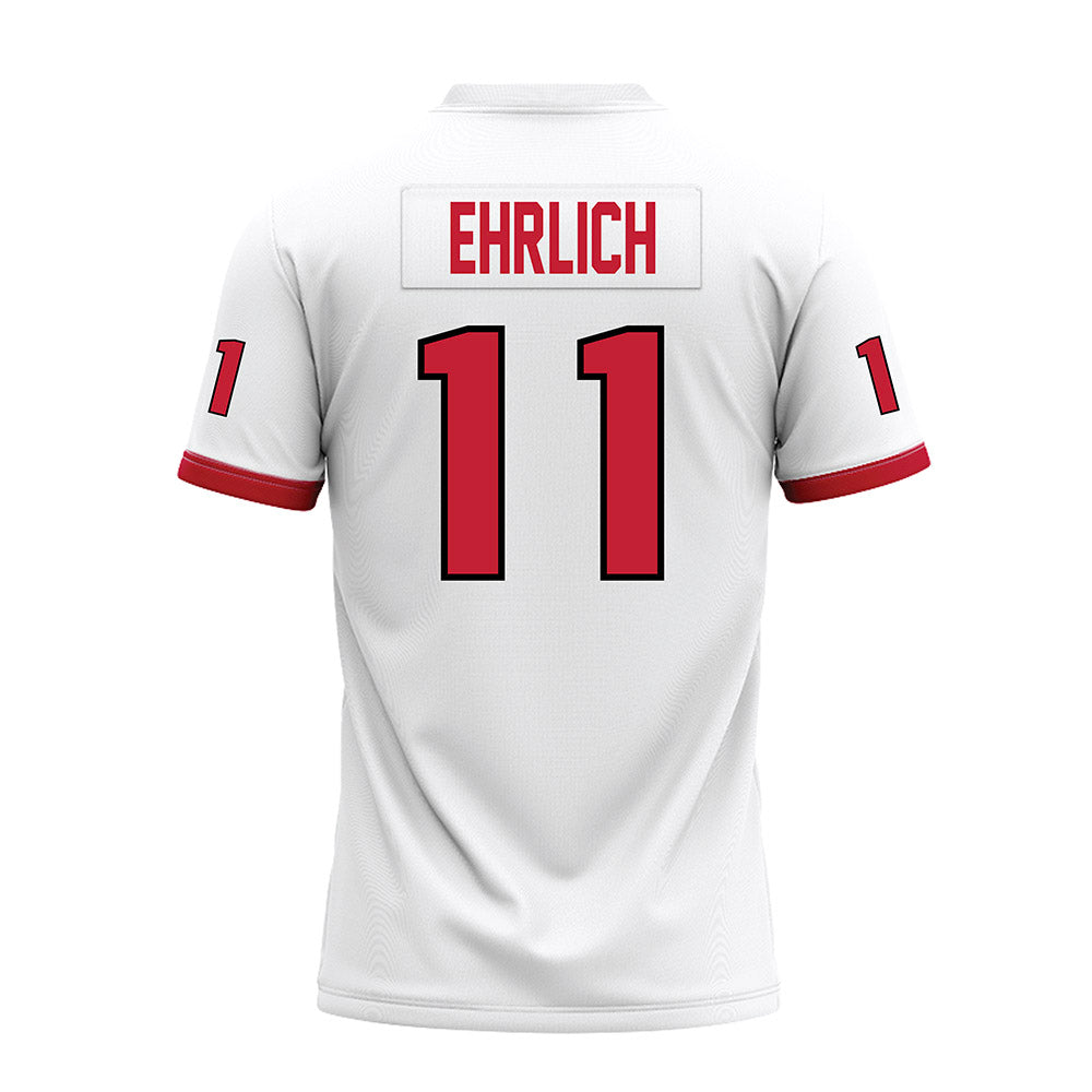 Miami of Ohio - NCAA Football : Noah Ehrlich - 2023 White Premium Football Jersey-1